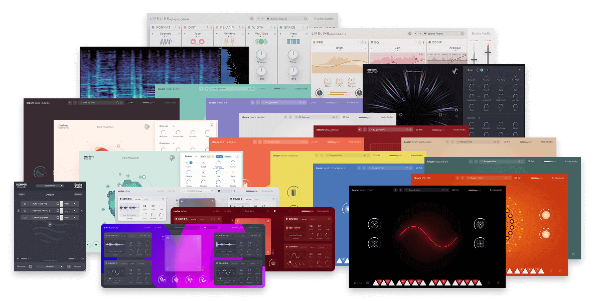 【音频效果器乐器插件捆绑合集】Excite Audio Complete Collection Bundle 2026 – Win