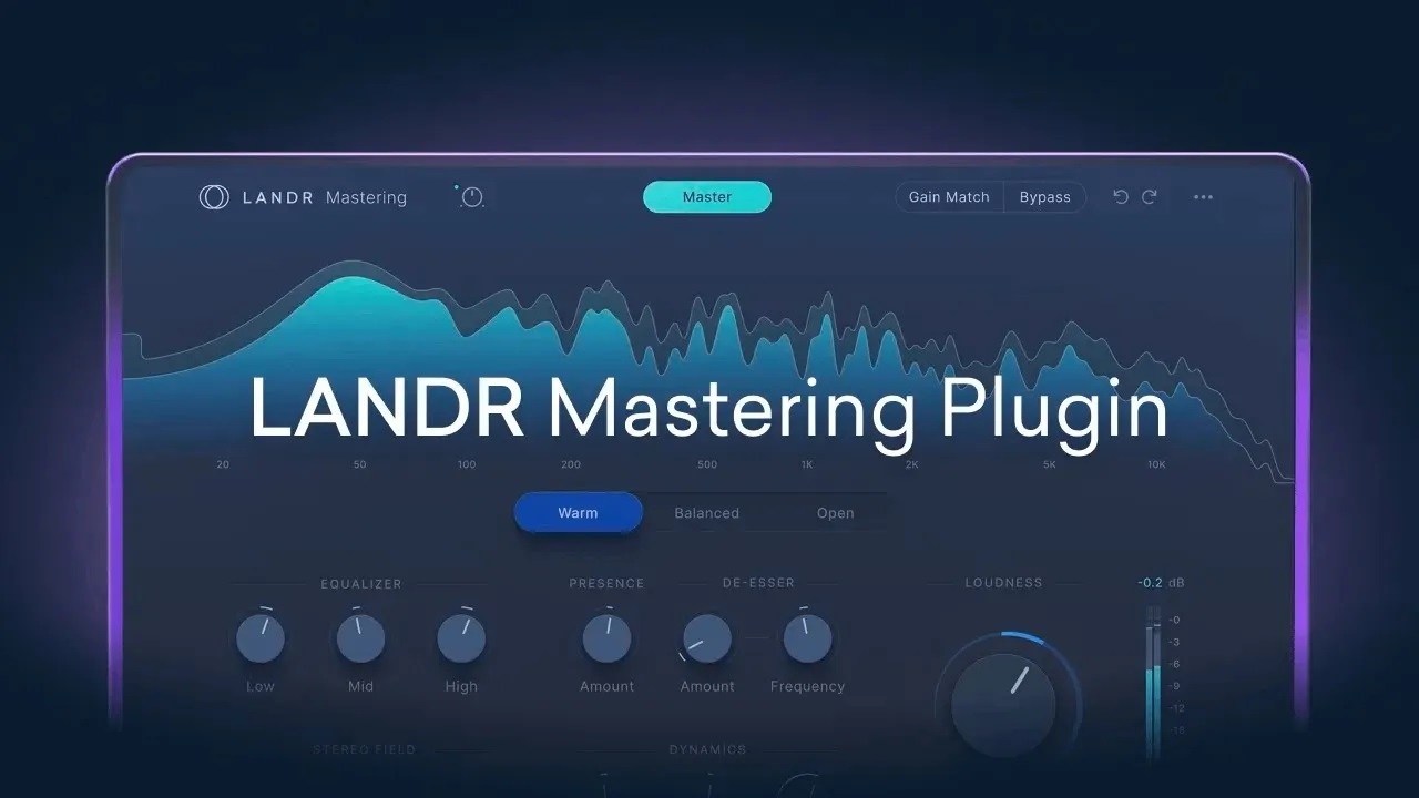 【AI自动母带处理插件】LANDR Mastering Plugin PRO v1.1.35