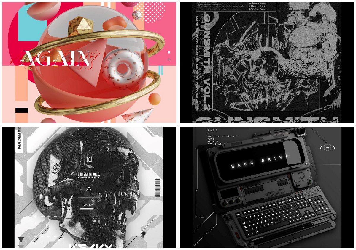 【Color Bass&Hybrid Trap多风格采样包合集】Kozo Sample Pack Collection