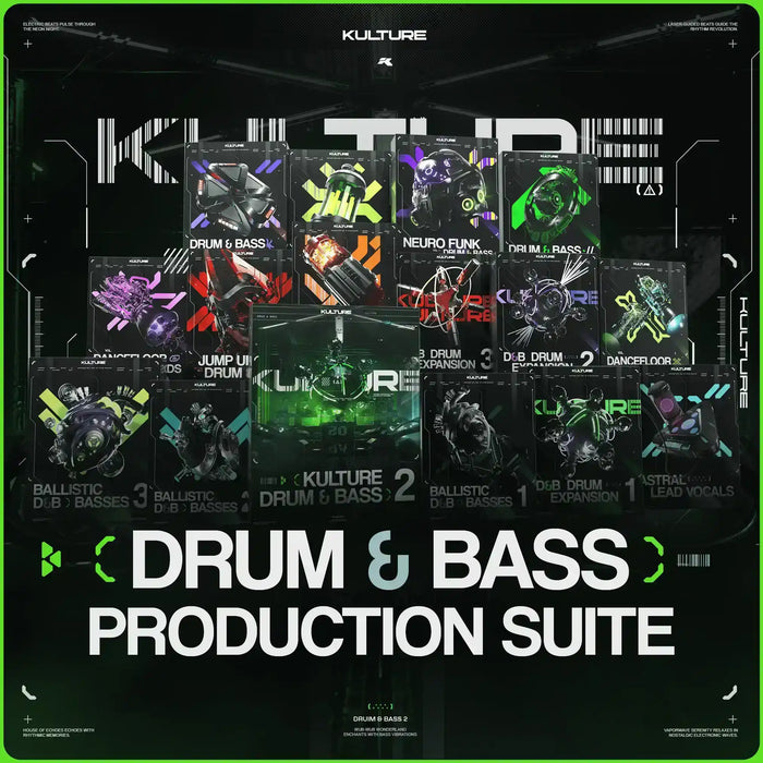 【Drum Bass多风格采样包】KULTURE – Drum and Bass Production Suite