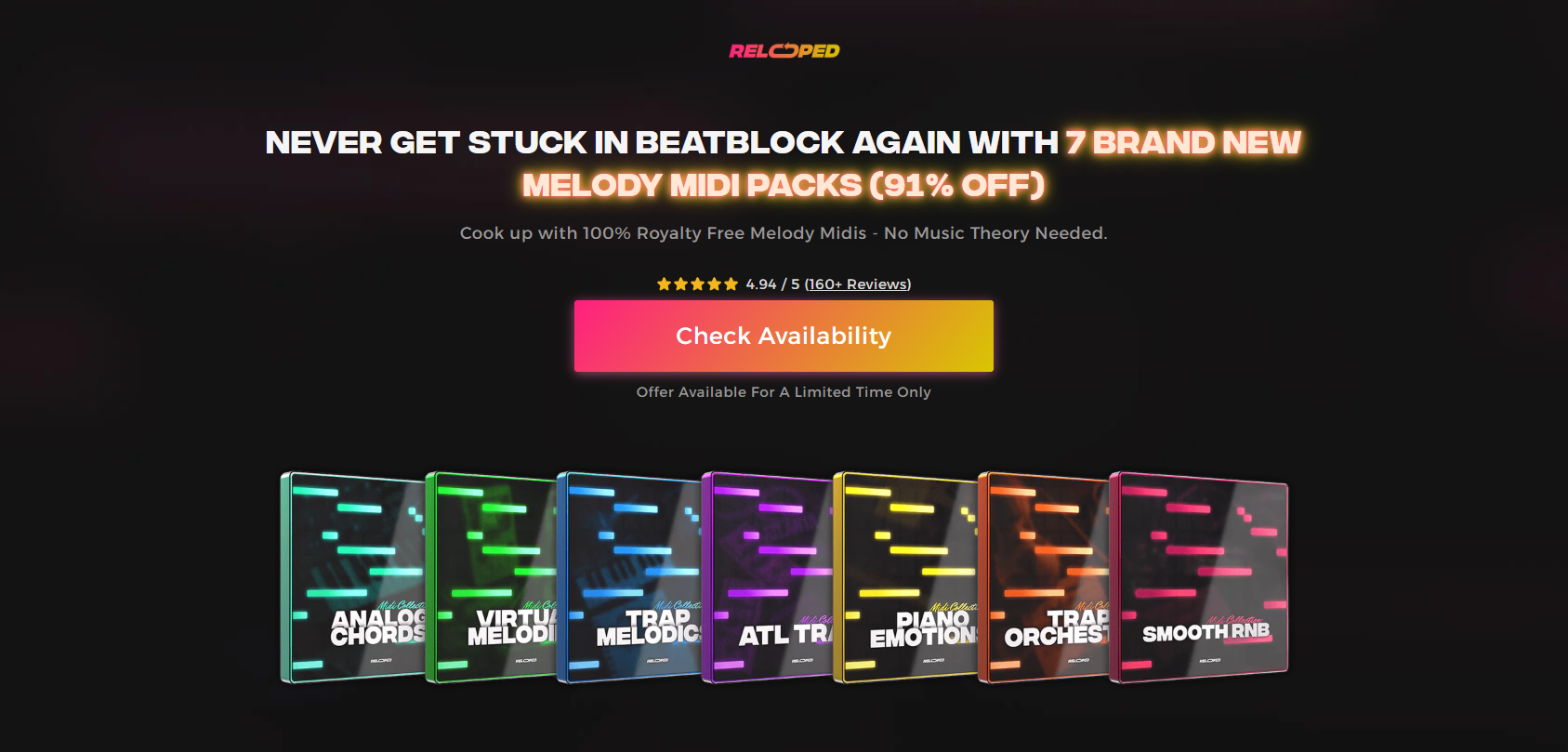 【EDM多风格MIDI和弦包】Relooped – Midi Collection