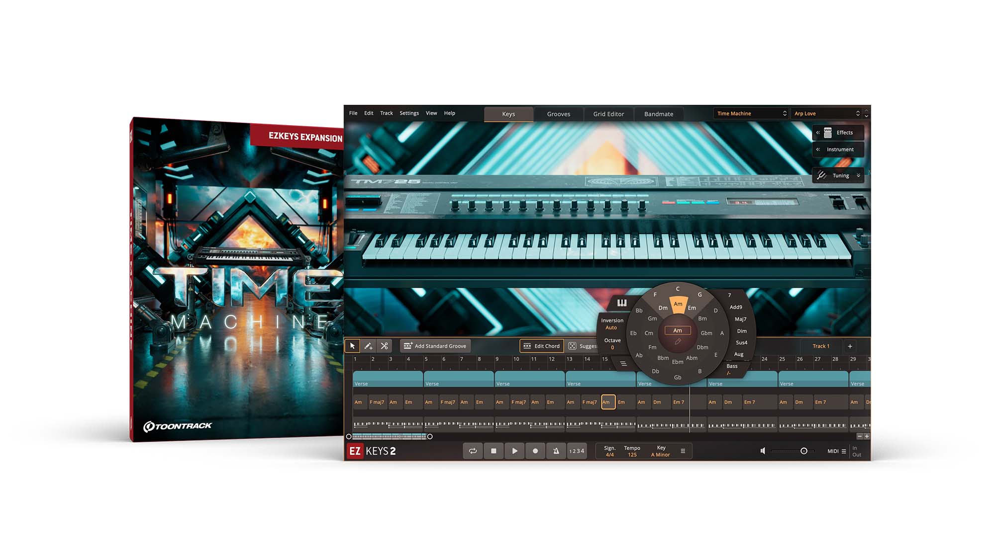 【EZkeys钢琴音色扩展】Toontrack Time Machine EKX v1.0.0