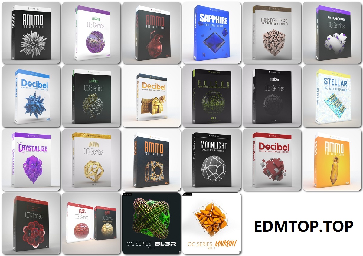 【OCTVE.CO厂牌EDM多风格绝版收藏包】OCTVE.CO Sample Collection