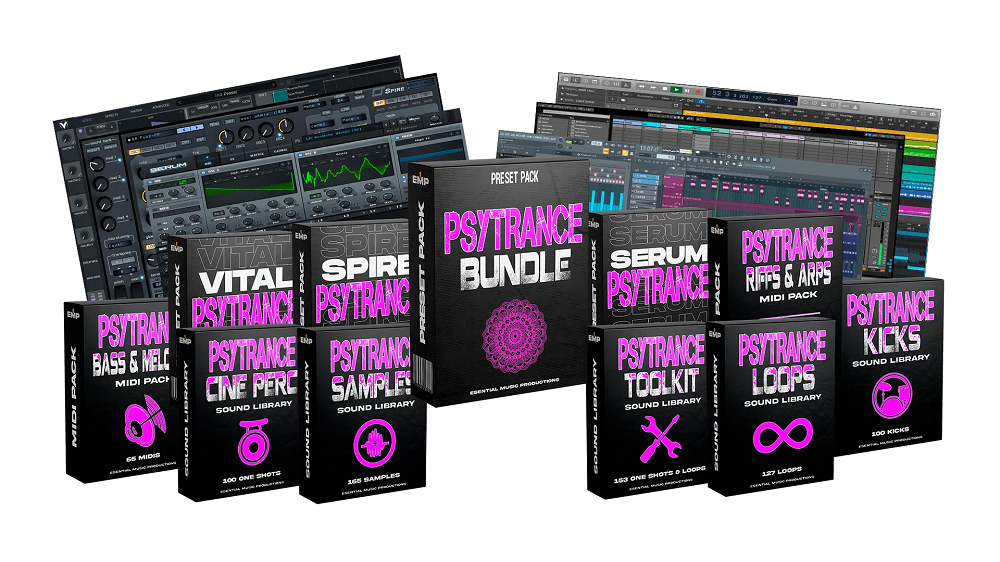 【Psytrance多风格采样包】Esential Music Productions Psytrance Bundle