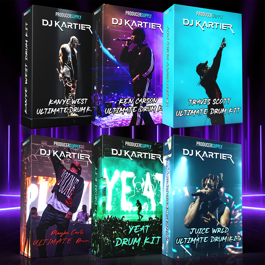 【Trap & Hip Hop多风格鼓组采样包】ProducerSupply Hit Artists Ultimate Drum Kit Bundle